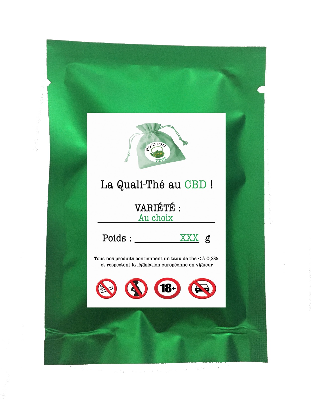 Ice O' Lator 40% de CBD – Pochon Vert