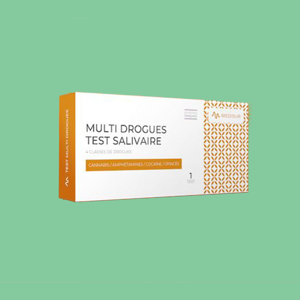 Test Salivaire Multidrogue Pochon Vert